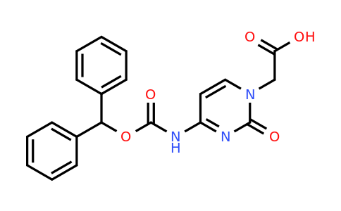 186046-78-6 | 2-(4-(((Benzhydryloxy)carbonyl)amino)-2-oxopyrimidin-1(2H)-yl)acetic acid