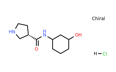 1868375-26-1 | (3S)-N-(3-Hydroxycyclohexyl)pyrrolidine-3-carboxamide hydrochloride
