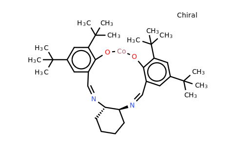 188264-84-8 | 2,2\'-{(1S,2S)-1,2-Cyclohexanediylbis[nitrilo(E)methylylidene]}bis [4,6-bis(2-methyl-2-propanyl)phenol] - cobalt (1:1)