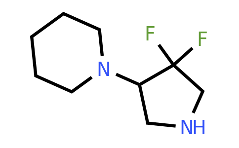 1889671-43-5 | Piperidine, 1-(4,4-difluoro-3-pyrrolidinyl)-