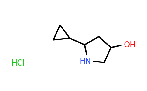 1889940-04-8 | 5-Cyclopropylpyrrolidin-3-ol hydrochloride