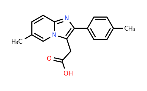 189005-44-5 | 6-Methyl-2-(4-methylphenyl)imidazo[1,2-a]-pyridine-3-acetic acid