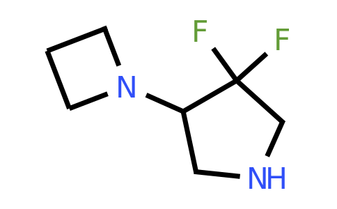 1892412-88-2 | Pyrrolidine, 4-(1-azetidinyl)-3,3-difluoro-