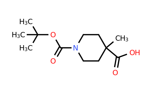 189321-63-9 | 4-methyl-1-[(2-methylpropan-2-yl)oxycarbonyl]piperidine-4-carboxylic acid