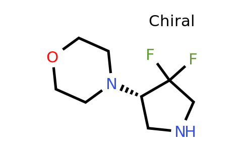 1894257-71-6 | Morpholine, 4-[(3S)-4,4-difluoro-3-pyrrolidinyl]-
