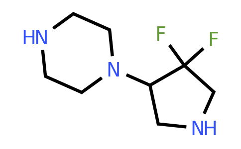 1895243-49-8 | Piperazine, 1-(4,4-difluoro-3-pyrrolidinyl)-