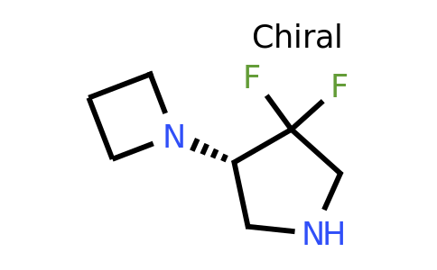 1896811-55-4 | Pyrrolidine, 4-(1-azetidinyl)-3,3-difluoro-, (4S)-