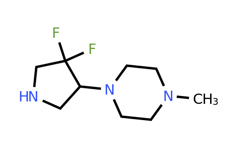1897714-67-8 | Piperazine, 1-(4,4-difluoro-3-pyrrolidinyl)-4-methyl-