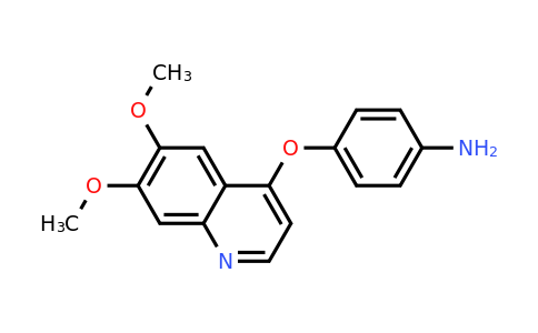 190728-25-7 | 4-(6,7-dimethoxyquinolin-4-yl)oxyaniline