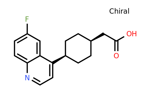 1923846-51-8 | cis-4-(6-Fluoro-4-quinolyl)cyclohexaneacetic Acid