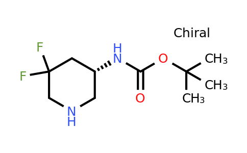 1932109-72-2 | (S)-tert-butyl 5,5-difluoropiperidin-3-ylcarbamate