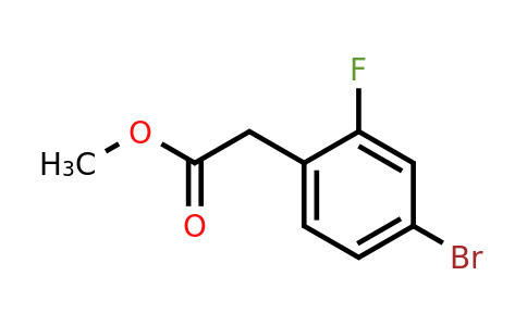 193290-19-6 | Methyl 2-(4-bromo-2-fluorophenyl)acetate