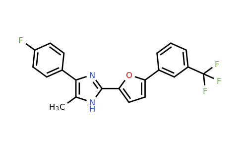1935722-56-7 | 4-(4-Fluorophenyl)-5-methyl-2-{5-[3-(trifluoromethyl)phenyl]furan-2-yl}-1H-imidazole