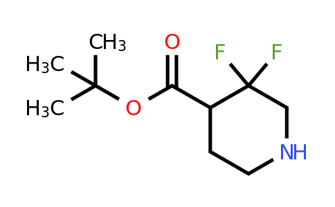 1955498-59-5 | 4-Piperidinecarboxylic acid, 3,3-difluoro-, 1,1-dimethylethyl ester