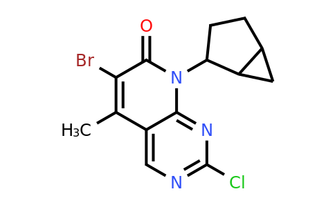 1956371-28-0 | 8-(Bicyclo[3.1.0]hexan-2-yl)-6-bromo-2-chloro-5-methylpyrido[2,3-d]pyrimidin-7(8H)-one