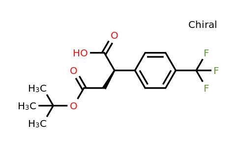 1956437-64-1 | (R)-4-(tert-Butoxy)-4-oxo-2-(4-(trifluoromethyl)phenyl)butanoic acid