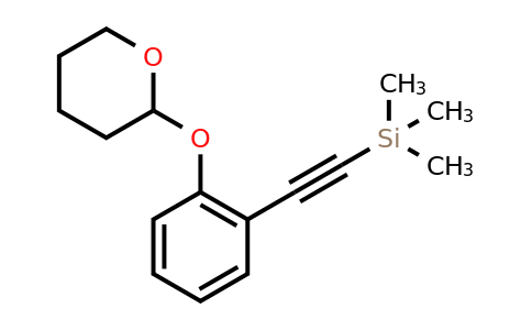 196106-30-6 | Trimethyl((2-((tetrahydro-2H-pyran-2-yl)oxy)phenyl)ethynyl)silane