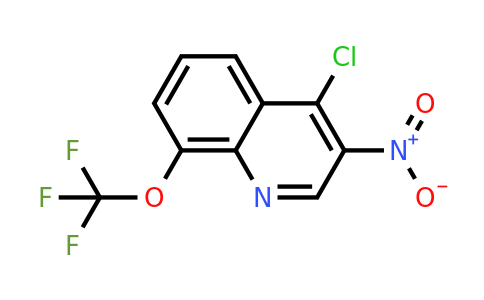 1981588-19-5 | 4-Chloro-3-nitro-8-(trifluoromethoxy)quinoline