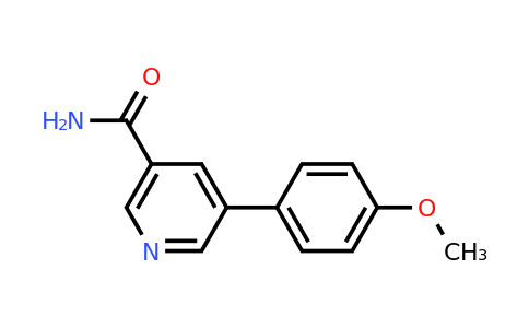 198345-91-4 | 5-(4-Methoxyphenyl)nicotinamide