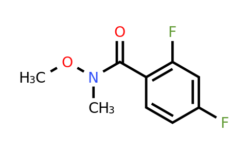 198967-25-8 | 2,4-Difluoro-N-methoxy-N-methylbenzamide