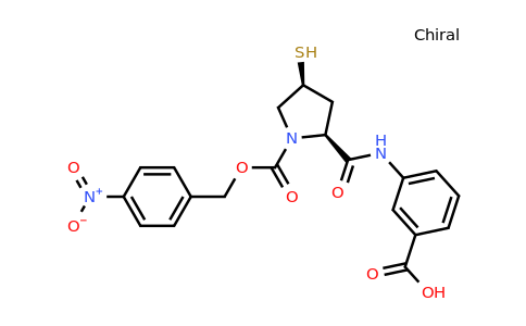 202467-69-4 | 3-[[[(2S,4S)-4-Mercapto-1-(4-nitrobenzyloxy)carbonyl-2-pyrrolidinyl]carbonyl]amino]benzoic acid