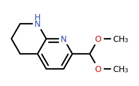 204452-91-5 | 7-(Dimethoxymethyl)-1,2,3,4-tetrahydro-1,8-naphthyridine