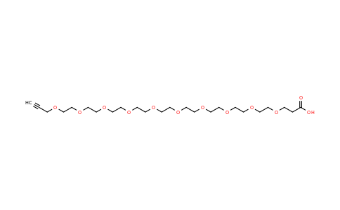 2055022-18-7 | 4,7,10,13,16,19,22,25,28,31-Decaoxatetratriacont-33-ynoic acid