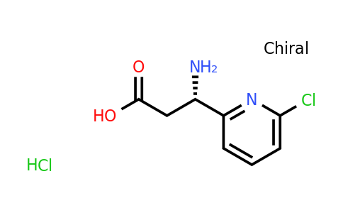 2059911-97-4 | (3S)-3-Amino-3-(6-chloropyridin-2-yl)propanoic acid hydrochloride