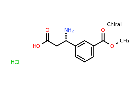 2059917-86-9 | (3S)-3-Amino-3-[3-(methoxycarbonyl)phenyl]propanoic acid hydrochloride