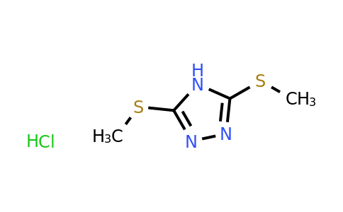 2059931-90-5 | 3,5-Bis(methylsulfanyl)-4H-1,2,4-triazole hydrochloride