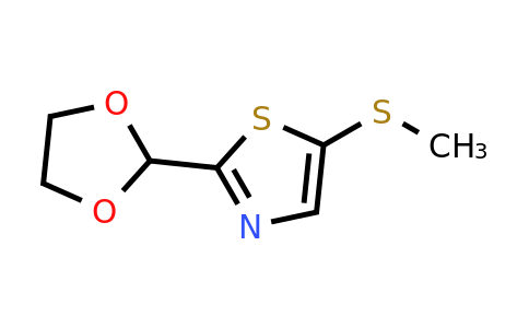2059948-18-2 | 2-(1,3-Dioxolan-2-yl)-5-(methylsulfanyl)-1,3-thiazole