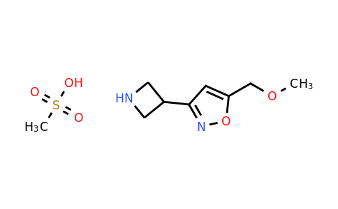 2059948-26-2 | 3-(Azetidin-3-yl)-5-(methoxymethyl)-1,2-oxazole, methanesulfonic acid