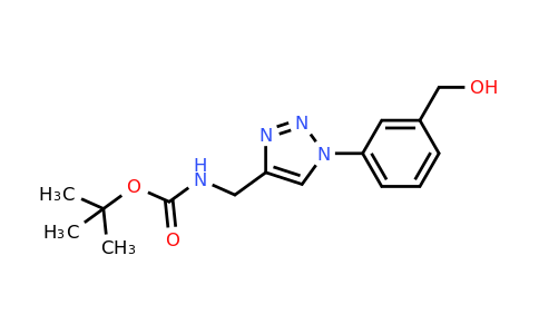 2059948-51-3 | tert-Butyl N-({1-[3-(hydroxymethyl)phenyl]-1H-1,2,3-triazol-4-yl}methyl)carbamate