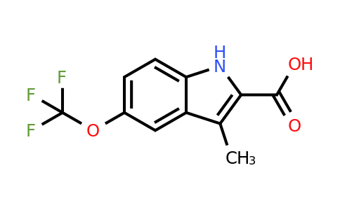 2059954-21-9 | 3-Methyl-5-(trifluoromethoxy)-1H-indole-2-carboxylic acid