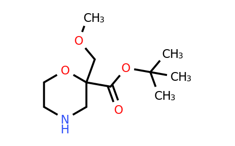 2059988-74-6 | tert-Butyl 2-(methoxymethyl)morpholine-2-carboxylate