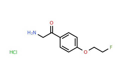 2059988-76-8 | 2-Amino-1-[4-(2-fluoroethoxy)phenyl]ethan-1-one hydrochloride