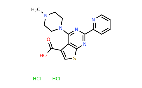 2060000-40-8 | 4-(4-Methylpiperazin-1-yl)-2-(pyridin-2-yl)thieno[2,3-d]pyrimidine-5-carboxylic acid dihydrochloride