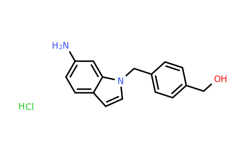2060000-63-5 | {4-[(6-amino-1H-indol-1-yl)methyl]phenyl}methanol hydrochloride