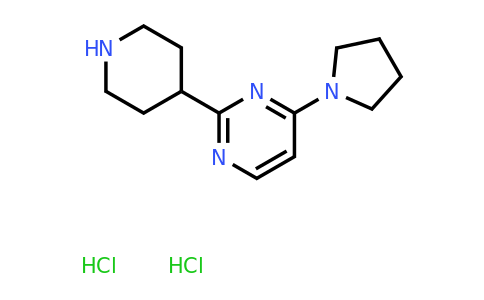 2060007-51-2 | 2-(Piperidin-4-yl)-4-(pyrrolidin-1-yl)pyrimidine dihydrochloride