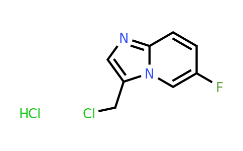 2060032-25-7 | 3-(Chloromethyl)-6-fluoroimidazo[1,2-a]pyridine hydrochloride