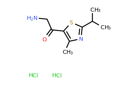2060033-37-4 | 2-Amino-1-[4-methyl-2-(propan-2-yl)-1,3-thiazol-5-yl]ethan-1-one dihydrochloride