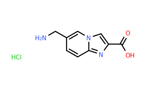 2060033-57-8 | 6-(Aminomethyl)imidazo[1,2-a]pyridine-2-carboxylic acid hydrochloride