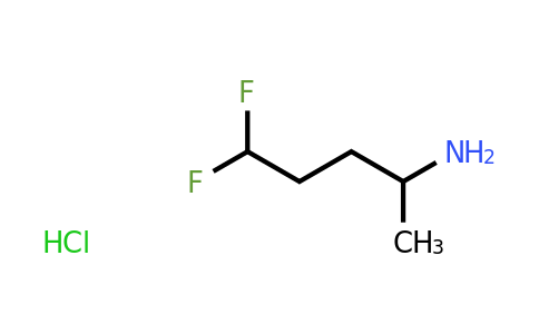 2060033-86-3 | 5,5-Difluoropentan-2-amine hydrochloride