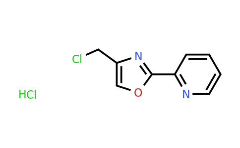 2060034-33-3 | 2-[4-(Chloromethyl)-1,3-oxazol-2-yl]pyridine hydrochloride