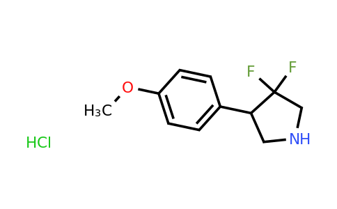 2060037-98-9 | 3,3-Difluoro-4-(4-methoxyphenyl)pyrrolidine hydrochloride