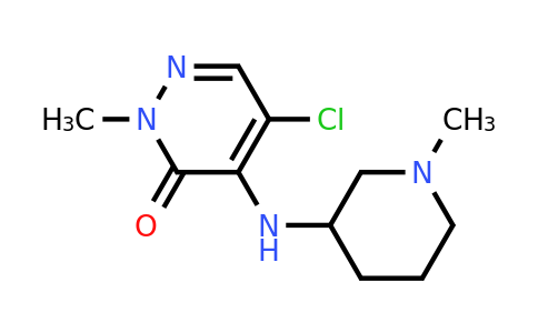 2060042-44-4 | 5-Chloro-2-methyl-4-[(1-methylpiperidin-3-yl)amino]-2,3-dihydropyridazin-3-one