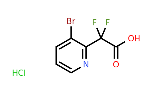 2060043-22-1 | 2-(3-Bromopyridin-2-yl)-2,2-difluoroacetic acid hydrochloride