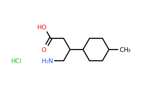 2060061-57-4 | 4-Amino-3-(4-methylcyclohexyl)butanoic acid hydrochloride