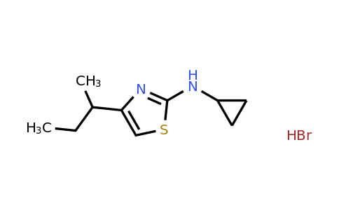 2060063-11-6 | 4-(Butan-2-yl)-N-cyclopropyl-1,3-thiazol-2-amine hydrobromide