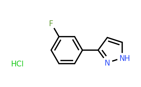 2060063-22-9 | 3-(3-Fluorophenyl)-1H-pyrazole hydrochloride